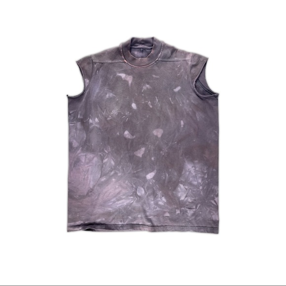 Rick Owens DRKSHDW Tie Dye Bleached Tank Top - Picture 1 of 9